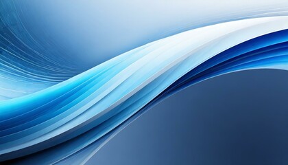 Wall Mural - Blue curved abstract background
