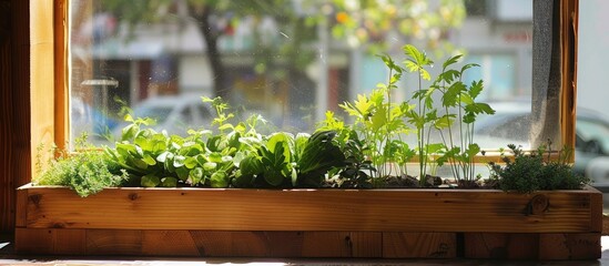 Wall Mural - Window Planter Box