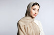 beautiful asian young woman. beauty girl in hijab