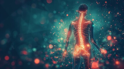 Human Body Back Pain: Augmented reality discomfort of spine trauma.