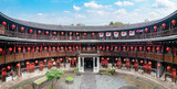 Fototapeta Na ścianę - Yongding Scenic Spot of the Earthen Building in Fujian Province, China