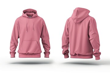 Canvas Print - Pink Hoodie Mockup