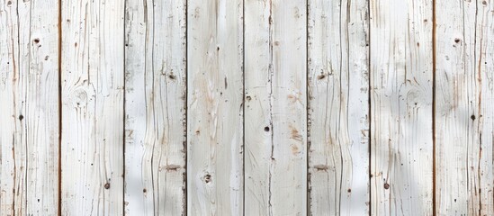 Wall Mural - White wooden textured background.