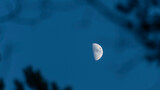 Fototapeta Tęcza - half-moon in the sky