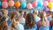 Vibrant Classroom Celebration for Teachers Day with Balloons