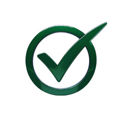 green check mark icon. isolated tick symbols, checklist signs, flat and modern checkmark design, vec