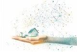 Fototapeta  - Advancing Home Efficiency: The Impact of Smart Technology and Predictive Maintenance on Modern Living
