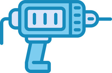 Sticker - Electric Drill Vector Icon