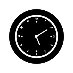 Wall Mural - Watch icon vector. Time illustration sign. Wall Clock symbol. Clock logo.