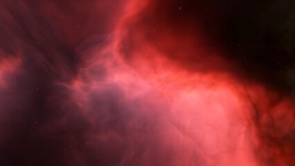nebula gas cloud in deep outer space
