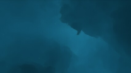 nebula gas cloud in deep outer space
