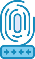 Wall Mural - Biometrics Vector Icon