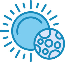 Wall Mural - Sun Vector Icon