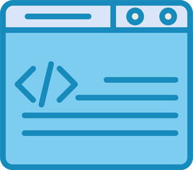 web development vector icon