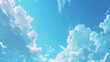 beautiful anime sky with clouds