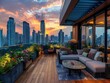 Urban Tranquility: Cityscape Vistas and Rooftop Lounges - Elevated Relaxation in Urban Rooftop Escapes - Find respite from the urban hustle in rooftop escapes, where rooftop lounges offer cityscape
