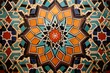Bold design of Moroccan mosaic
