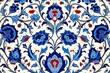 Close up Turkish Ottoman tiles