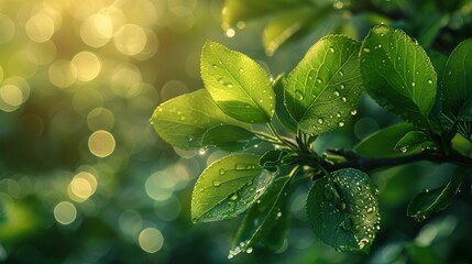 Poster - Backdrop of fresh spring bokeh