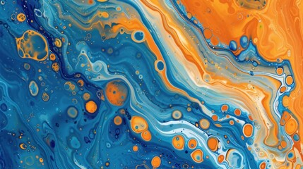  Abstract marble oil acrylic paint swirling pattern background.
