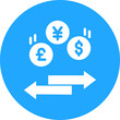 Currency Exchange icon which can easily edit and modify

