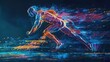 An illustration of the human body in motion, highlighting the beauty of physical activity.