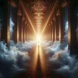 Fototapeta  - Hallway into the afterlife