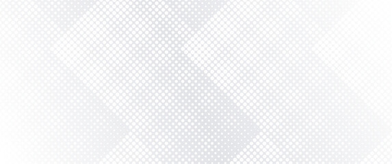 Leinwandbilder - Abstract background with white dots seamless pattern. Halftone gradient modern and clean landing page concept. Vector illustration 