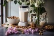 The refined process of making homemade nut milk.
