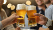 © mabaci - Two beer mugs and cheers