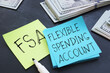 FSA flexible spending account is shown using the text