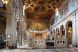 Interior of Basilica of San Clemente in Rome, Italy	
