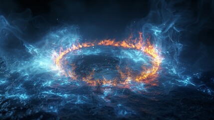 Poster - A light effect based on a circle