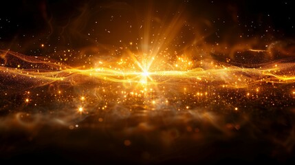 Poster - Special effect lights, flares, stars, and bursts. Isolated sparks.