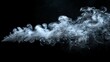 Black background with steam
