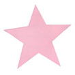 Cardboard textured pink star shape