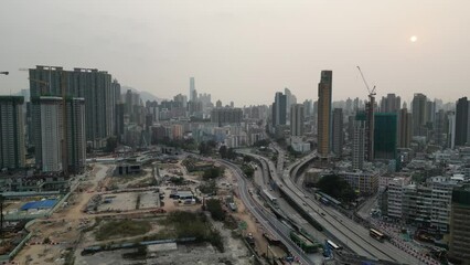 Wall Mural - Prince Edward Road East, the road scape hk  March 17 2024