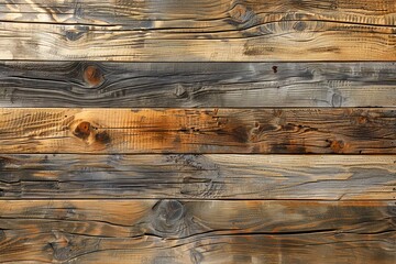 Wall Mural - Vintage Rustic Wood Texture Background with Warm Earthy Tones and Natural Grain Patterns