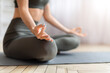 © Prostock-studio - Closeup shot of woman's hands performing yoga mudra gesture