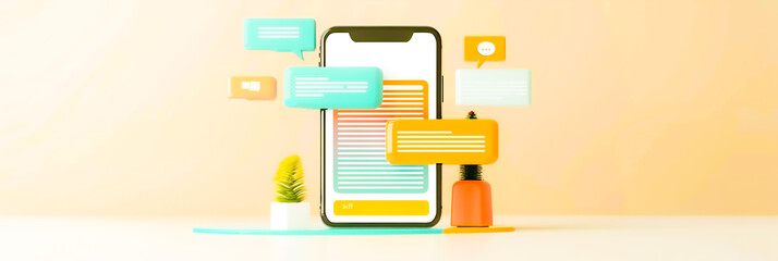 A mobile app for language learning or other applications, its interface showing a fun, interactive lesson.