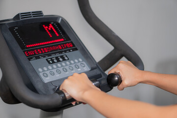 Modern gym fitness center facilities and equipment for weight loss