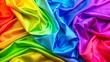 Fabric colorful satin background