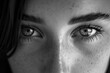 Close Up Portrait Capturing a girls Expressive Eyes