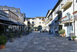 Fototapeta Uliczki - A street in San Felice Circeo, a medieval village in Lazio, Italy.