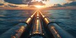 Transitioning to Hydrogen Pipelines: Achieving a Clean and Balanced Energy System for a Sustainable Future. Concept Hydrogen Pipelines, Clean Energy, Sustainable Future, Energy Transition