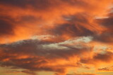 Fototapeta Zachód słońca - sunset in the sky