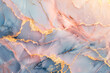 Light blue, pink, gold luxury marble abstract background. Liquid marble ink texture. Close-up surface grunge stone texture
