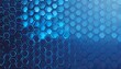 abstract modern classic blue honeycomb background