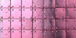 Futuristic wall with metallic pink tiles