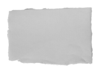 Wall Mural - a piece of white paper withtorn edges on tranparent background (png image)